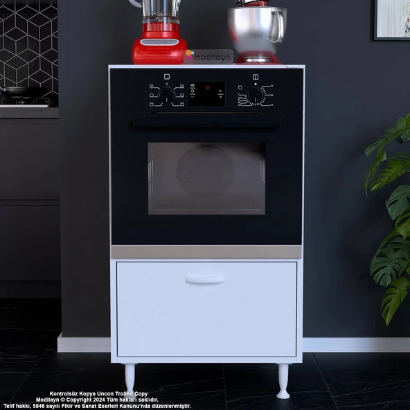 Modilayn UTKU Ankastre Fırın 1 Alt Kapaklı Dolap - 2
