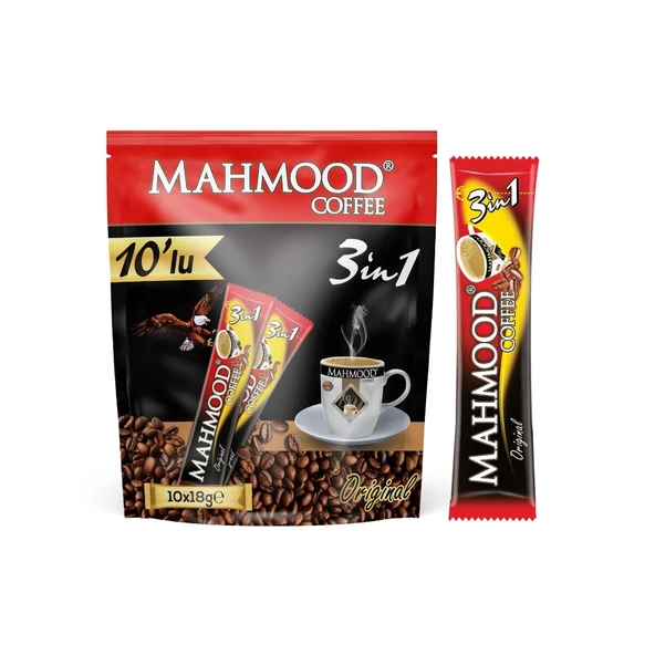 Mahmood Coffee 3'ü 1 Arada Kahve 18 gr x 10 Adet x 10'lu Paket - 2