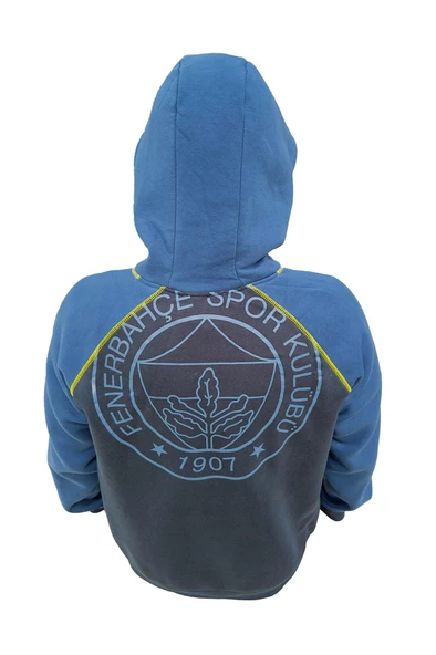 Fenerbahçe Orijinal Lisanslı Kapüşonlu Erkek Sweat - 7