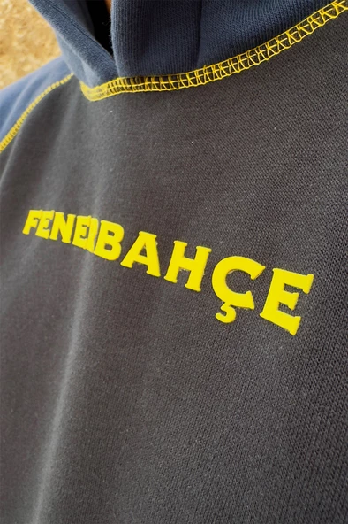 Fenerbahçe Orijinal Lisanslı Kapüşonlu Erkek Sweat - 6