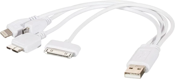 SL-IP59 Usb to iPhone4/Lightning+Note3 Micro 5pin Çevirici Kablo