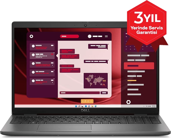 Dell Latitude 3550 N006L355015U i5-1355U 8 GB 512 GB SSD 15.6" Ubuntu Dizüstü Bilgisayar - Resim 6