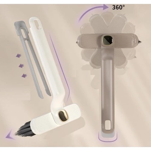 Döner Başlıklı Temizlik Fırçası Cımbızlı - 3