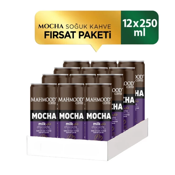 Mahmood Coffee Mocha Soğuk Kahve 250 ml X 12 Adet