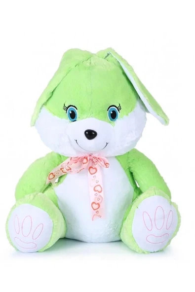 58 cm Kocaman Sevgi Dolu Sevimli Peluş Tavşan - 5