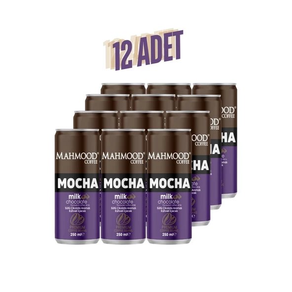 Mahmood Coffee Mocha Soğuk Kahve 250 ml X 12 Adet - 2