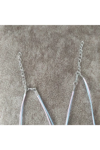 2 li Kurbağa Best Friends Kolye Aksesuar Şık Takı - 4