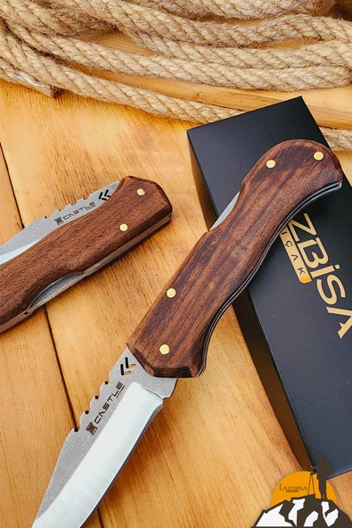 Ceviz Sap Kamp Çakısı Outdoor Piknik Çakısı Bahçe Çakısı (ÇKW-473) - 3