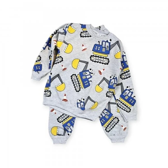 Kepçeli Erkek Çocuk Pijama Takım - 2