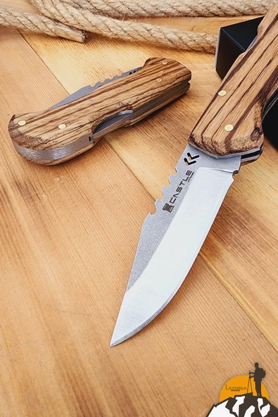 Zeytin Sap Kamp Çakısı Outdoor Piknik Çakısı Bahçe Çakısı (ÇKW-473) - 2