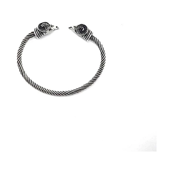 Koç Başlı Bileklik Hediyelik Şık Aksesuar Ayarlanabilir  Gösterişli Trend  Eşya - 4