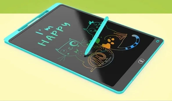 Çocuklar İçin Eğitici Renkli Çizim Tableti 10 İnç - 7