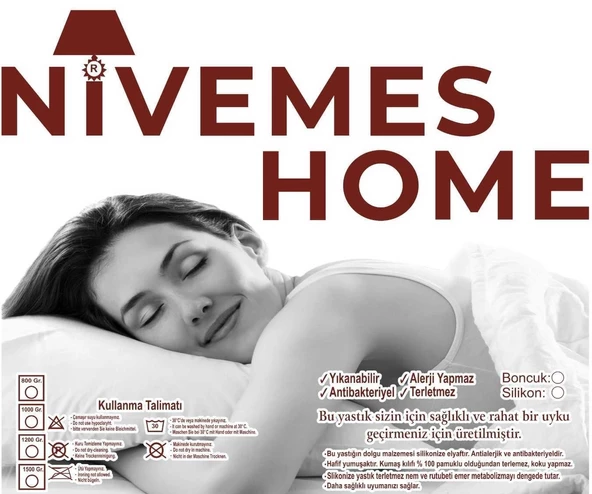 NİVEMESHOME 1000 GR DOLU YASTIK - 2
