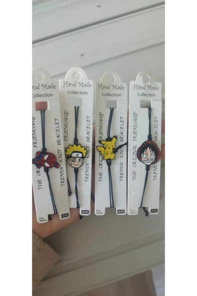 Anime Naruto  Ayarlanabilir Bileklik 1 Adet Şık Takı Aksesuar - 3