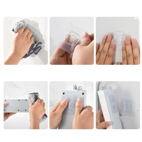 Geçmeli Klips Eşya Sabitleme Askısı 5 Set - 3