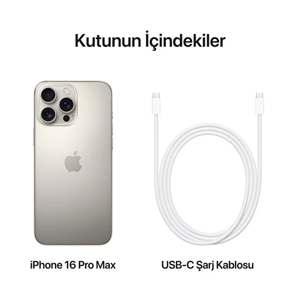 İPhone 16 Pro Max 1Tb - Natural  ( Apple Türkiye Garantili ) - Resim 3