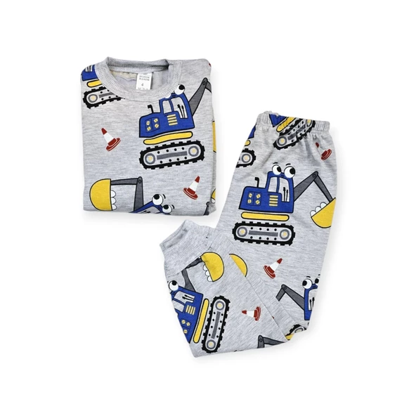 Kepçeli Erkek Çocuk Pijama Takım - 3