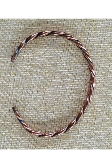 Ayarlanabilir Bakır Burgu Bileklik - 5