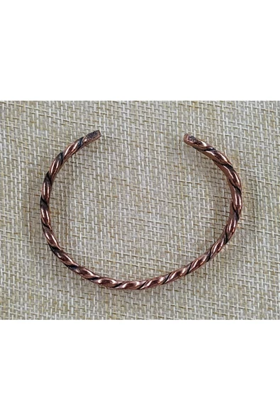 Ayarlanabilir Bakır Burgu Bileklik