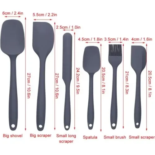 Silikon Spatula ve Fırça Seti - 3