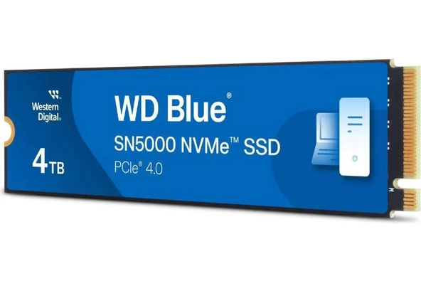WD Blue SN5000 4TB WDS400T4B0E 5500/5000MB/s PCIe Gen4 x4 M.2 2280 NVMe SSD - 2