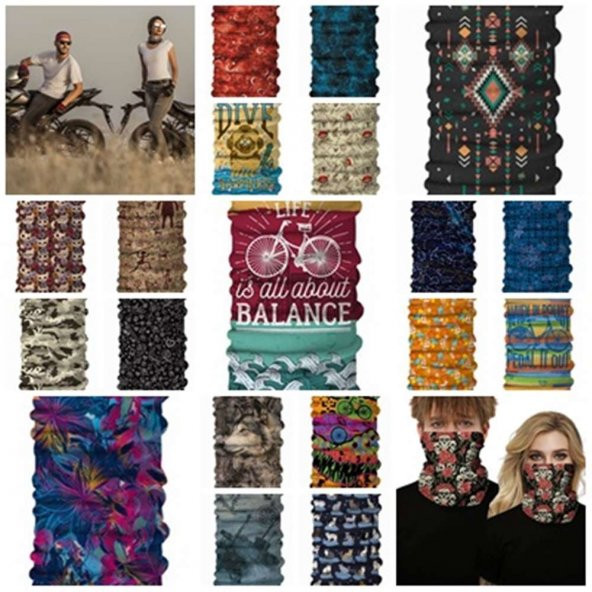 Narr  Siberian Çok Fonksiyonlu Bandana-Boyunluk - 2