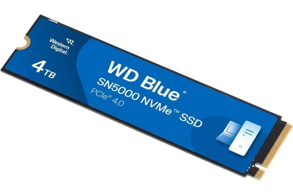 WD Blue SN5000 4TB WDS400T4B0E 5500/5000MB/s PCIe Gen4 x4 M.2 2280 NVMe SSD - 3