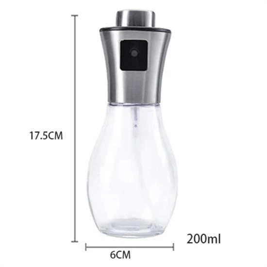 Çok Amaçlı Spreyli Sızdırmaz Cam Şişe Yağdanlık Limon Sirke Sos Püskürtücü Dağıtıcı Sprey - 4