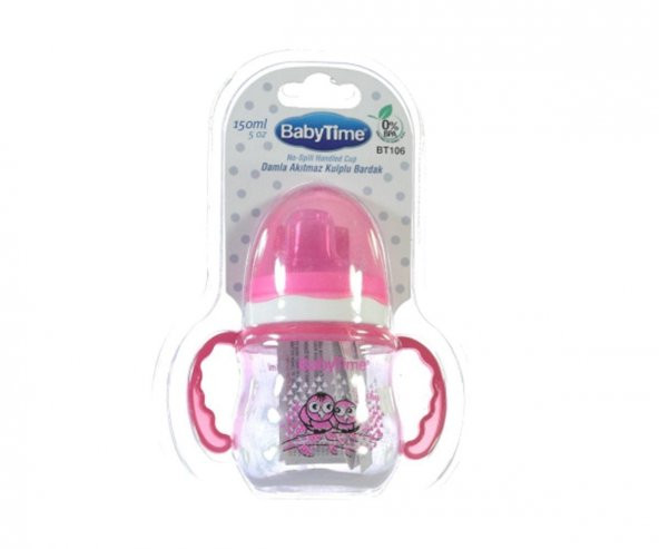 Baby Time Damla Akıtmaz Kulplu Bardak 150 ml