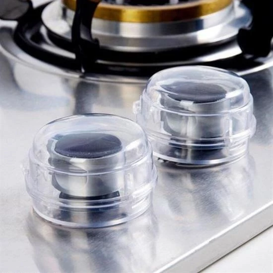 Isıya Dayanıklı Plastik Ocak Düğme Koruyucu Düğme Kilidi Emniyet Düzeneği - 2