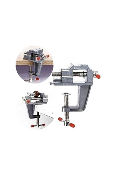 Mini Masa Tezgah Hobi Mengenesi Sabitleme Sıkıştırma Aparat 30mm - 4