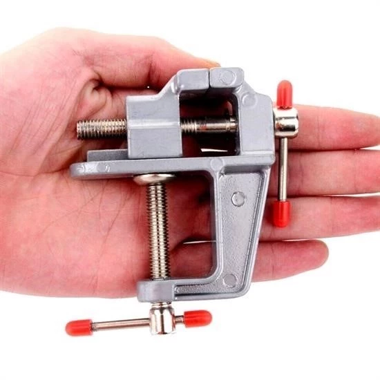 Mini Masa Tezgah Hobi Mengenesi Sabitleme Sıkıştırma Aparat 30mm - 8