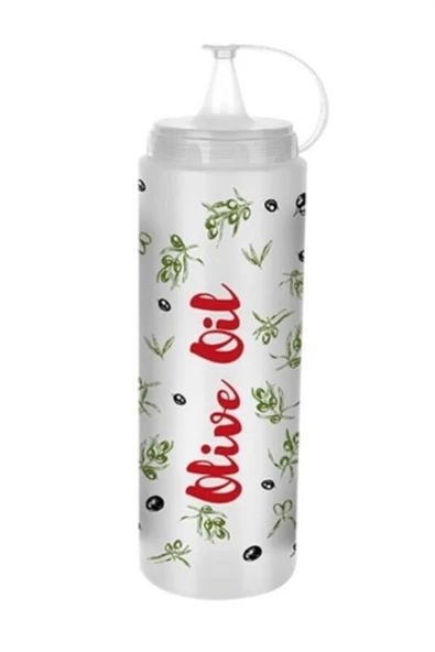 Şeffaf Kapaklı Sızdırmaz Yağlık Sosluk Şişesi Plastik Yağdanlık Master Chef AP-9471 - 3