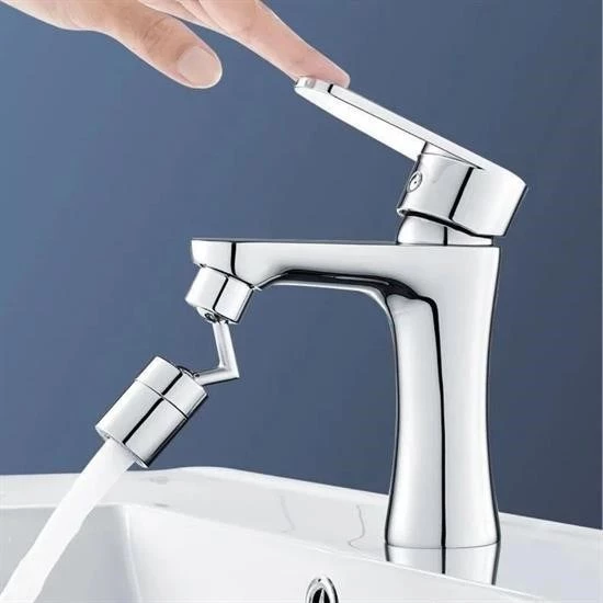 720 Derece Dönebilen 4 Filtreli Tüm Musluk Tipleri İle Uyumlu Montaj Aparatlı Musluk Başlık - 2