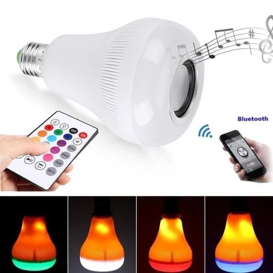 Kumandalı Bluetooth Hoparlör Ampul LD-37 - 2