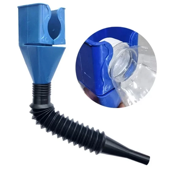 Araba ve Motorsikletler İçin Katlanabilir Plastik Motor Yağ Hunisi - 5