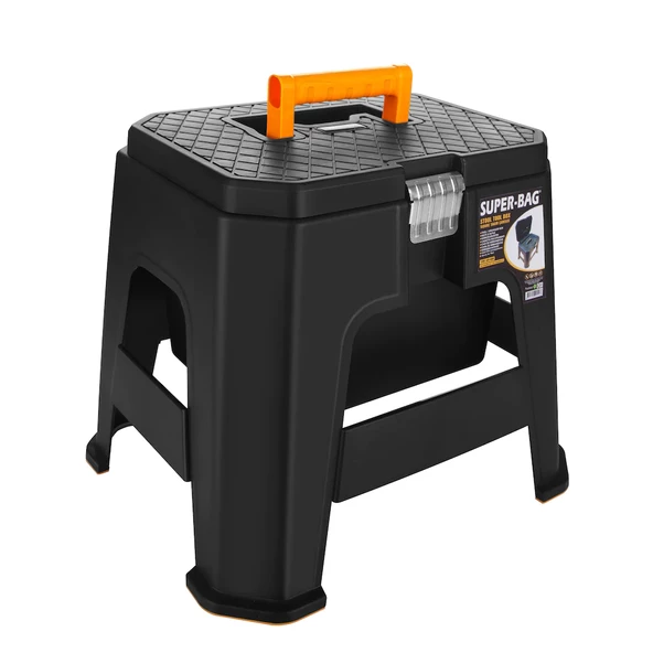 Süper Bag Tabure Takım Çantası Metal Kilitli Balıkçı Çantası