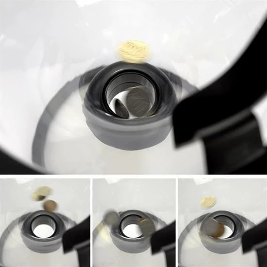 Eğlenceli Huni Şeklinde İlginç Şeffaf Para Biriktirme Kumbarası - 7