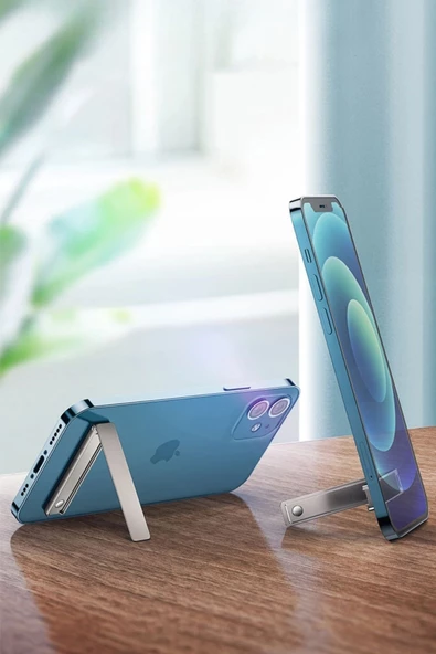 Tüm Telefonlara Uyumlu Kendiliğinden Yapışkanlı Cep Telefon Standı - 8
