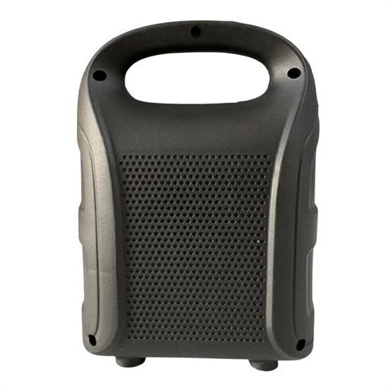 Tutmalı Mini Hoparlör Işıklı Taşınabilir Bluetooth Wireless Radyolu Sd Kart ve USB Girişli Hoparlör - 2