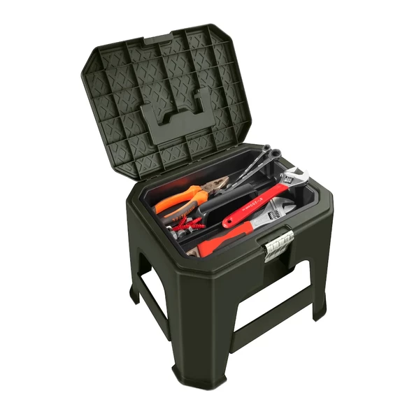 Süper Bag Tabure Takım Çantası Metal Kilitli Balıkçı Çantası - 4