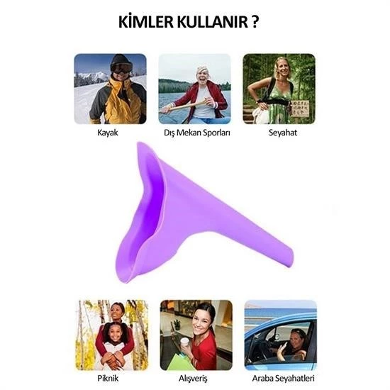 Piez Kadınların İçin Hijyenik Ayakta İşeme Temiz Tuvalet Aparatı - 8