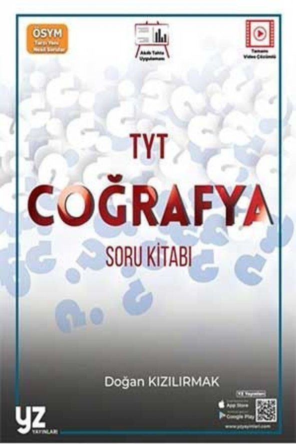 YKS TYT Coğrafya Soru Kitabı YZ Yayınları