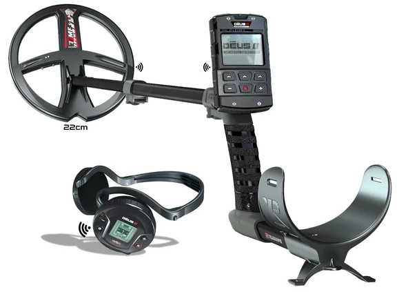 XP DEUS 2 Metal Dedektör - Ana Kontrol Ünitesi WS6 Kablosuz Kulaklık 22cm FMF Başlık ile ürün görseli 1