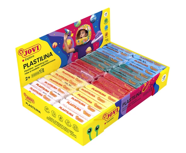JOVI 70B 50GR KURUMAYAN OYUN HAMURU BASIC 6 X 5 RENK - 30'LU KUTU - 6