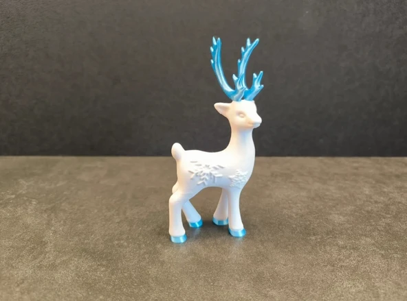 3 Lü Yılbaşı Dekoratif Sevimli Geyik - 2