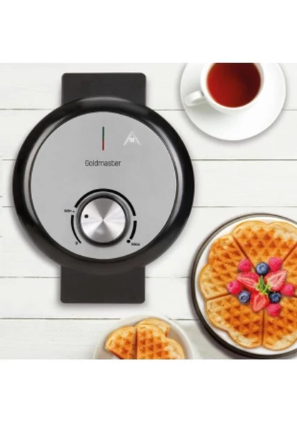 Goldmaster Cookie IN6405 1000 W Waffle Makinesi - 3