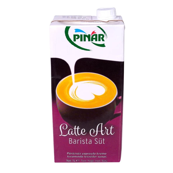 Pınar Latte Art Tam Yağlı Barista Süt 1 Lt