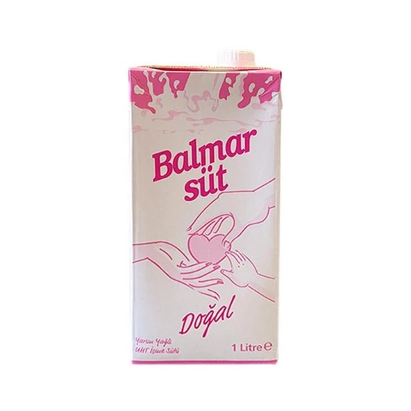 Balmar Süt Yarım Yağlı 1 Lt