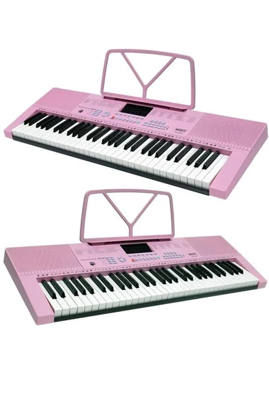 Midex PS-2300PK 61 Tuşlu Org Seti Pembe Kaliteli Başlangıç İçin Uygun - 4